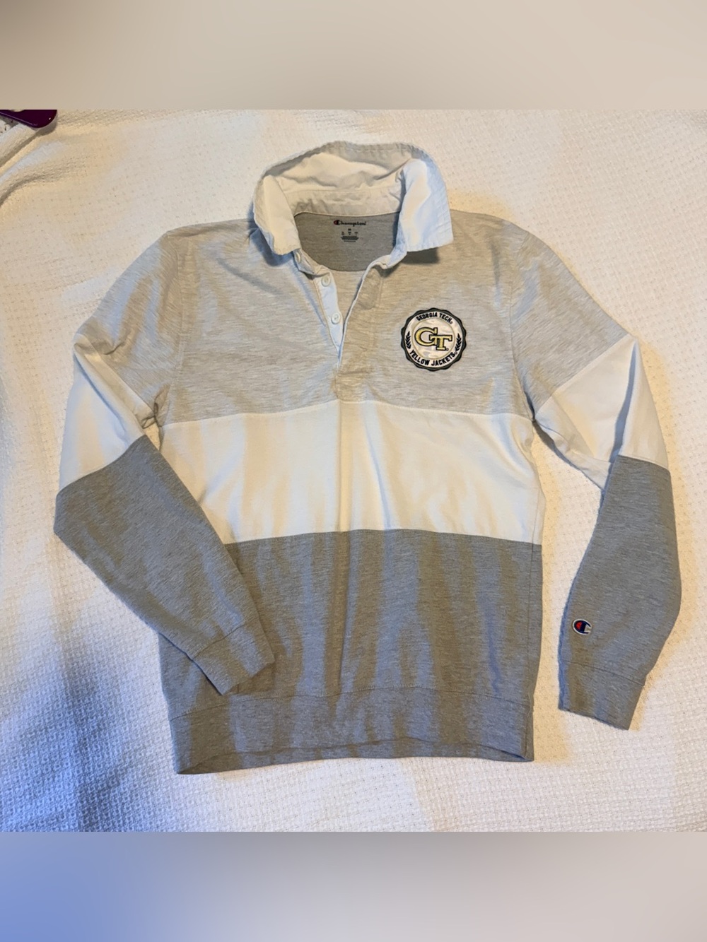 Georgia Tech Rugby Polo Champion Medium